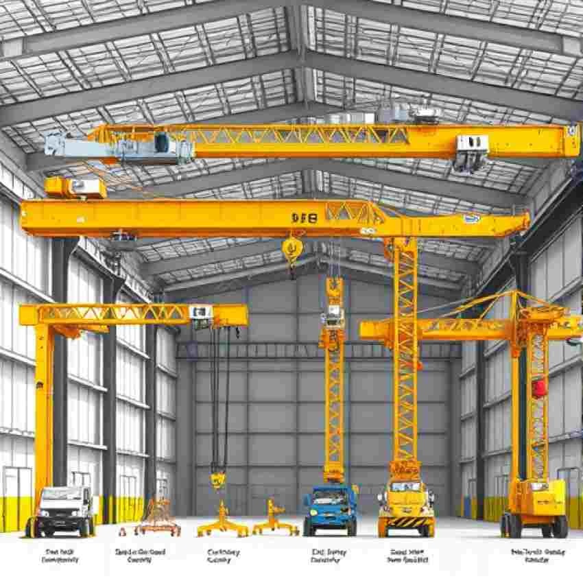 انواع جرثقیل سقفی و تفاوت قطعات آنها
