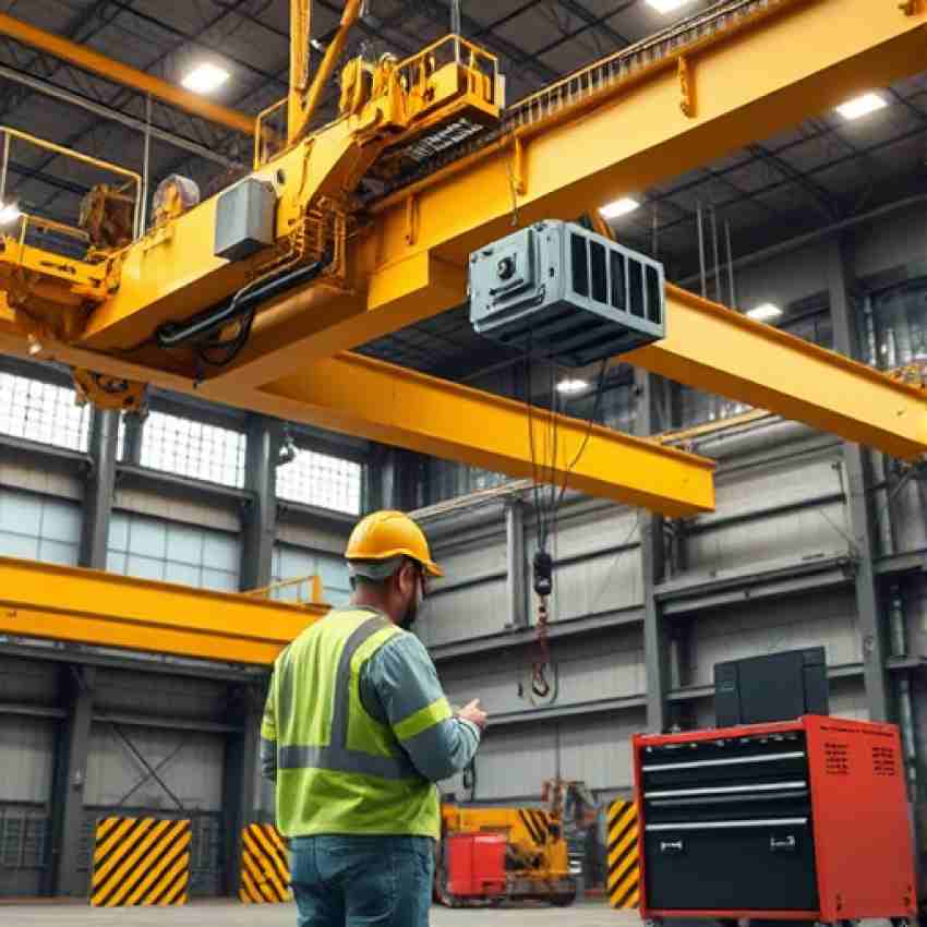 عیب یابی جرثقیل سقفی